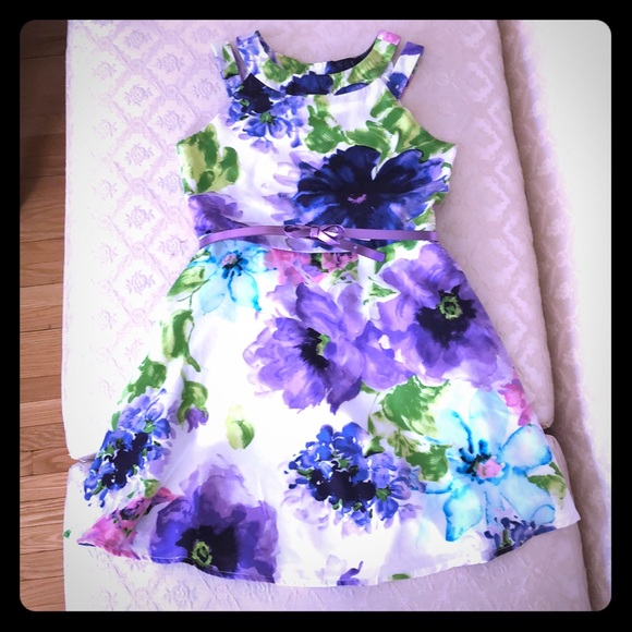 Children's Place Floral Dress - Picture 1 of 5